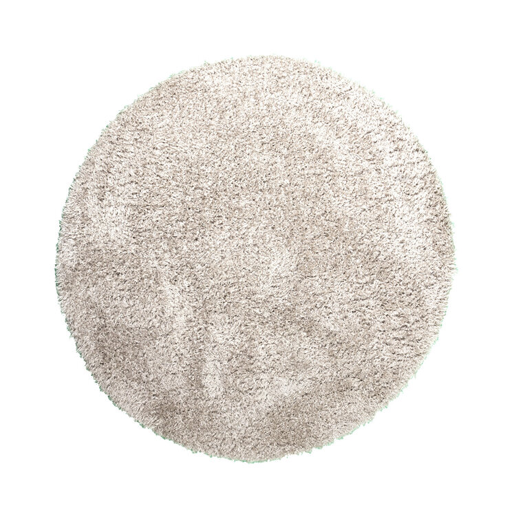 Rund Shagmattor - Blaze Beige/Grå - product
