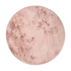 Rund Matta Med Hög Lugg  - Comfy Supreme Rosa - sfeer