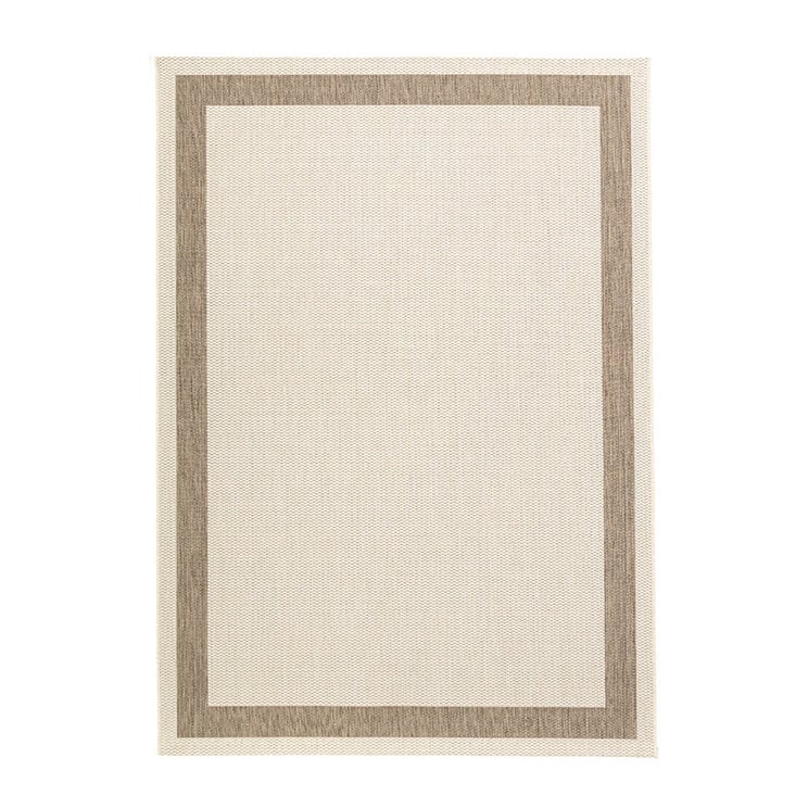 Utomhusmatta I Jute - Nomad Edge Gräddvit - product