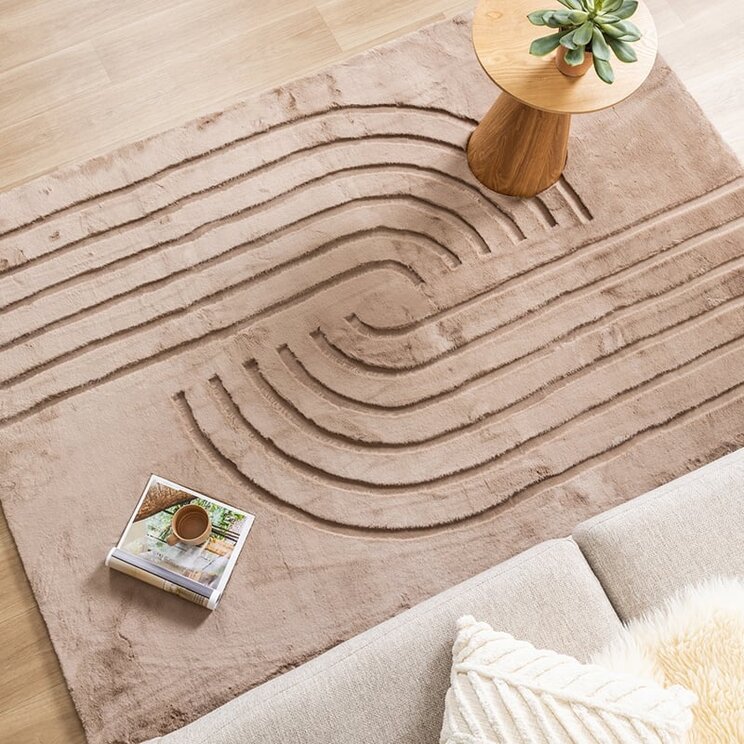 Mjuk Matta Med Hög Lugg - Carvy Curves Taupe
