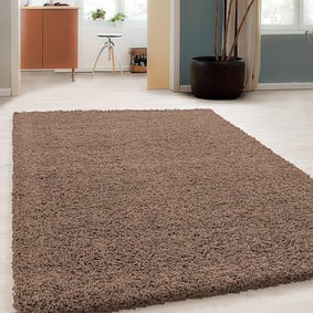 Matta Med Hög Lugg - Solid Taupe