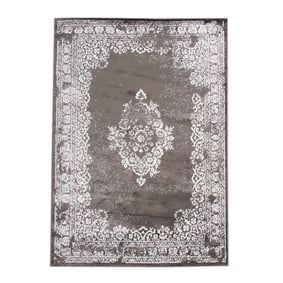 Matta I Vintagestil - Adore Medaillon Taupe/Grå - sfeer