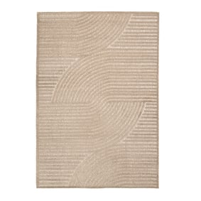 Modern Matta - Nori Curves Taupe - sfeer
