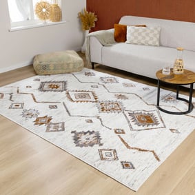 Matta Med Hög Lugg - Blend Aztec Terrakotta