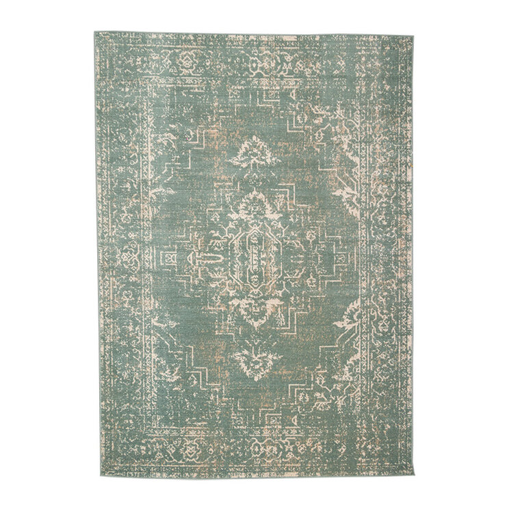 Matta I Vintagestil - Spring Ethnic Grön/Gräddvit - product