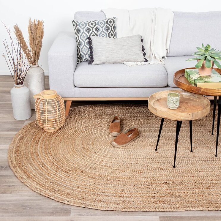 Jute Matta - Fair Oval Natur