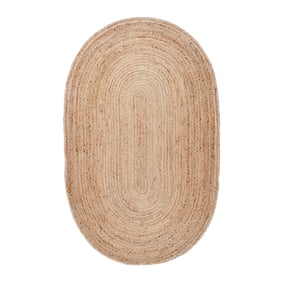 Jute Matta - Fair Oval Natur - sfeer