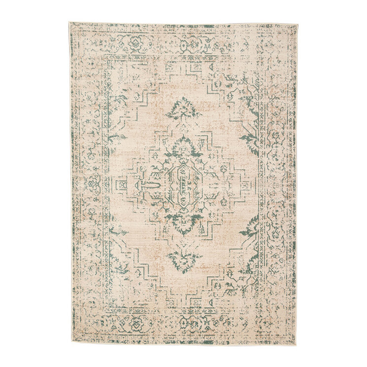 Matta I Vintagestil - Spring Ethnic Gräddvit/Grön - product