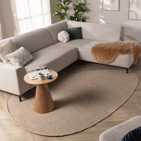 Organisk Formad Matta - Bliss Beige/Brun