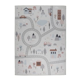 Billeksmatta - Rocky Ride Vit - sfeer