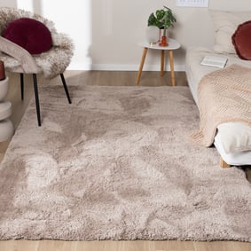 Tvättbar Matta Med Hög Lugg - Ziggy Beige