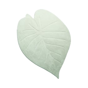 Tvättbar barnmatta - Coco Blad Grön - sfeer
