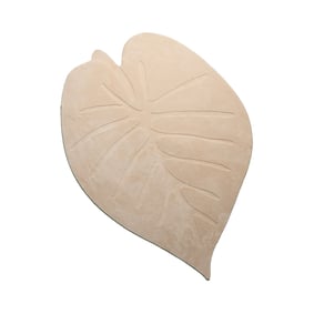 Tvättbar barnmatta - Coco Blad Beige - sfeer
