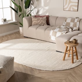Oval Ullmatta - Feline Vit
