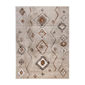 Matta med hög lugg - Blend Aztec Beige - sfeer