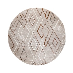 Berbermatta rund - Blend Diamond Beige - sfeer