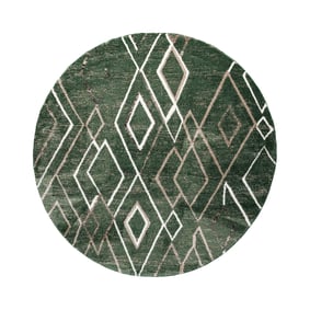 Berbermatta rund - Blend Diamond Grön - sfeer