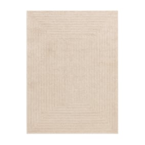 Skandinavisk matta – Lova Frames Beige - sfeer