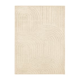 Skandinavisk matta – Lova Arches Beige - sfeer