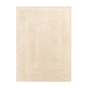 Skandinavisk matta – Lova Border Beige - sfeer