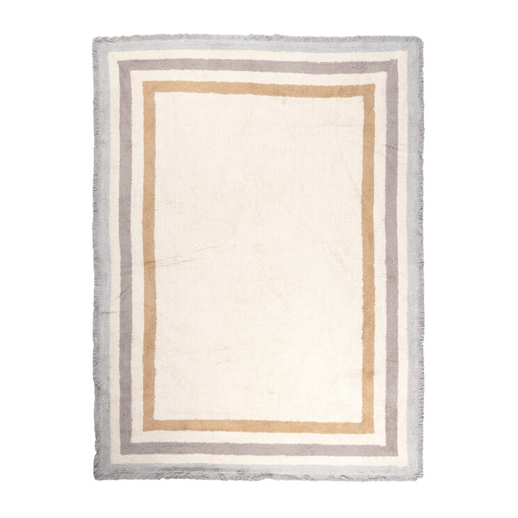 Tvättbar barnmatta – Milo Grå - product