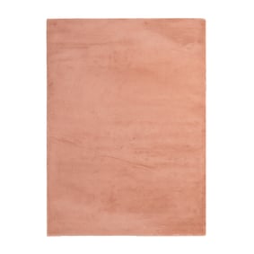 Mjuk lågplyschmatta – Cozy Rosa - sfeer