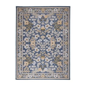 utomhusmatta - Bloom Oriental Blue - sfeer