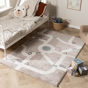 Barnrumsmatta - Bowie Road Taupe