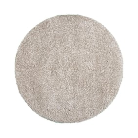 Rund höghårig matta - Yves Beige - sfeer