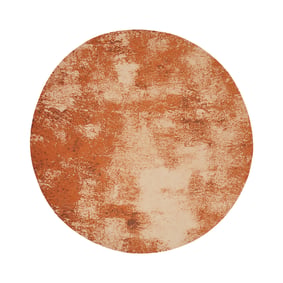 Runt abstrakt matt - Candice Terracotta - sfeer