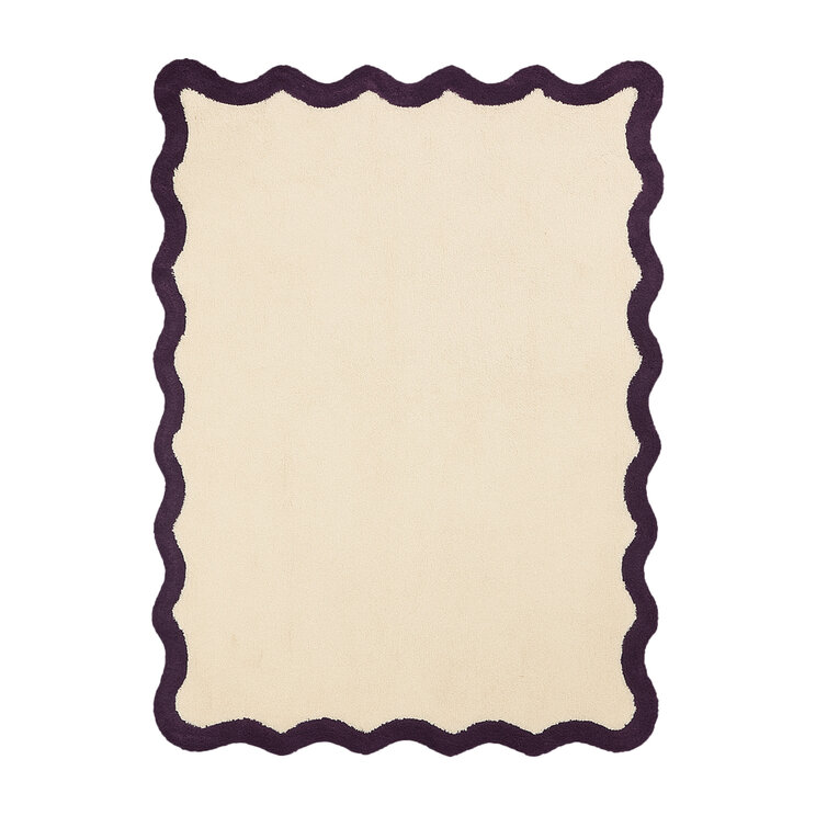 Tvättbar Matta – Hazy Lila/Crème - product