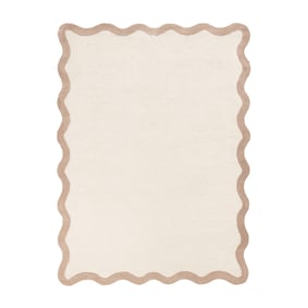 Tvättbar matta – Hazy Beige/Crème - sfeer