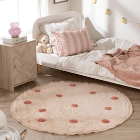 Rund Barnrumsmatta – Lou Dots Terra