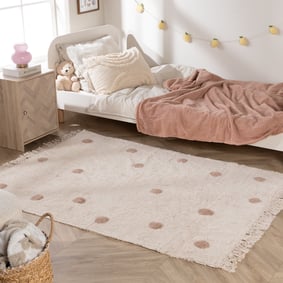 Barnrumsmatta – Lou Dots Taupe