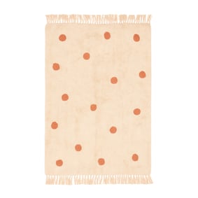 Barnrumsmatta – Lou Dots Terracotta - sfeer