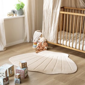 Tvättbar barnmatta - Coco Shell Beige