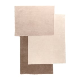 Abstract ullmatta – Jules Taupe kräm - sfeer