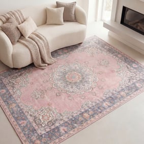Matta I Vintagestil - Lily Medaillon Rosa