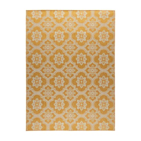 Utomhusmatta | Rio Flower gul hos Volero - product