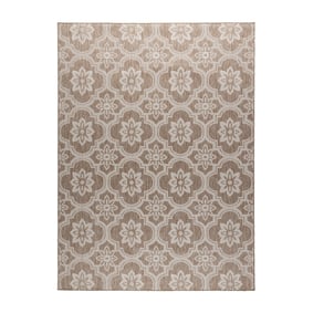 Utematta | Rio Flower beige hos Volero - product