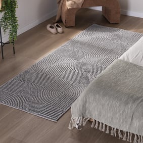 Löpare – Hidde 3D Circles Grå