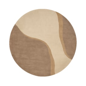 Rund ullmatta – Vienna Beige - sfeer