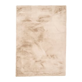 Mjukt högpolfärgat matta – Comfy Supreme Beige - sfeer