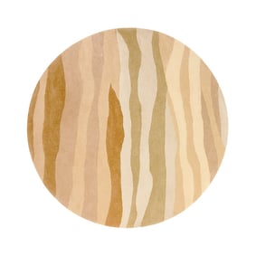Rund ullmatta – Liora Beige - product