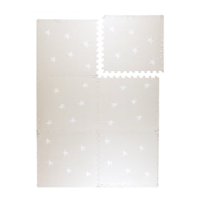 Skummatta – Alfie Stars Grå/Beige - sfeer
