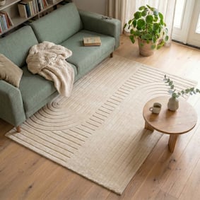 Skandinavisk Matta - Charm Arches Beige