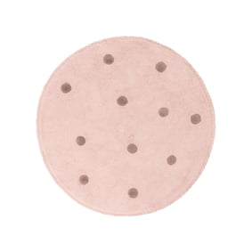 Rund Barnrumsmatta – Lou Dots Lila - sfeer