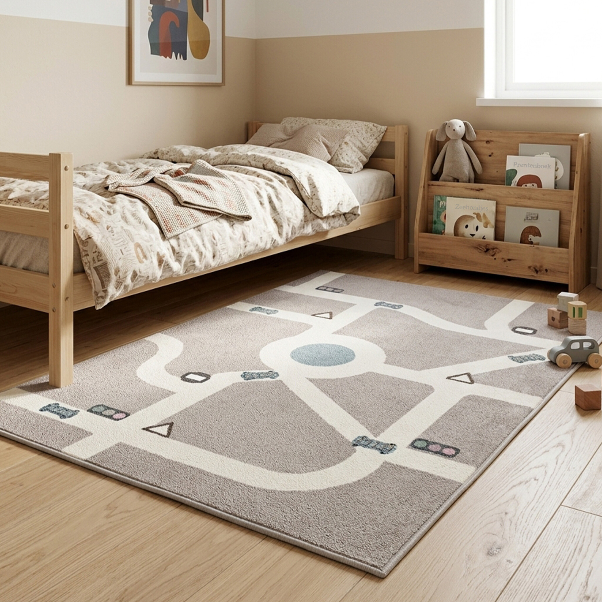 Matta barnrum | Bowie Road taupe hos Volero