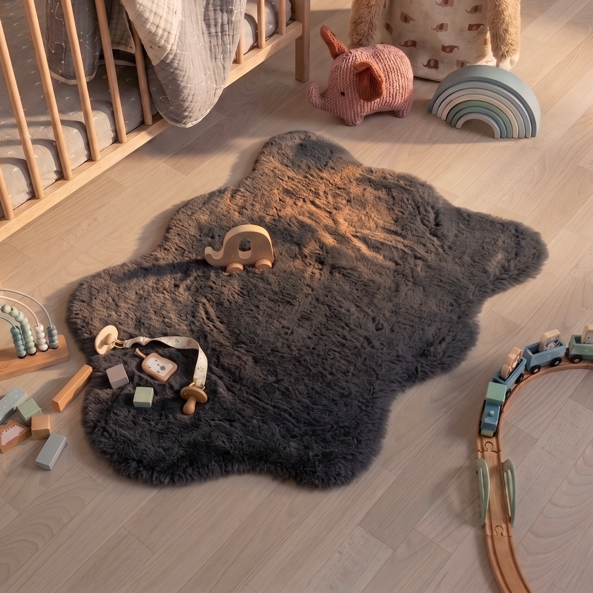 Barnmatta | Huggy Sheep antracit hos Volero