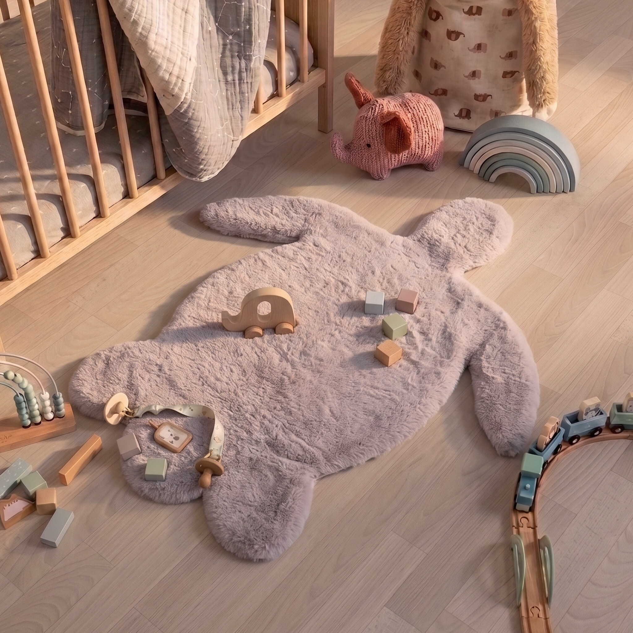 Barnmatta | Huggy Turtle grå hos Volero